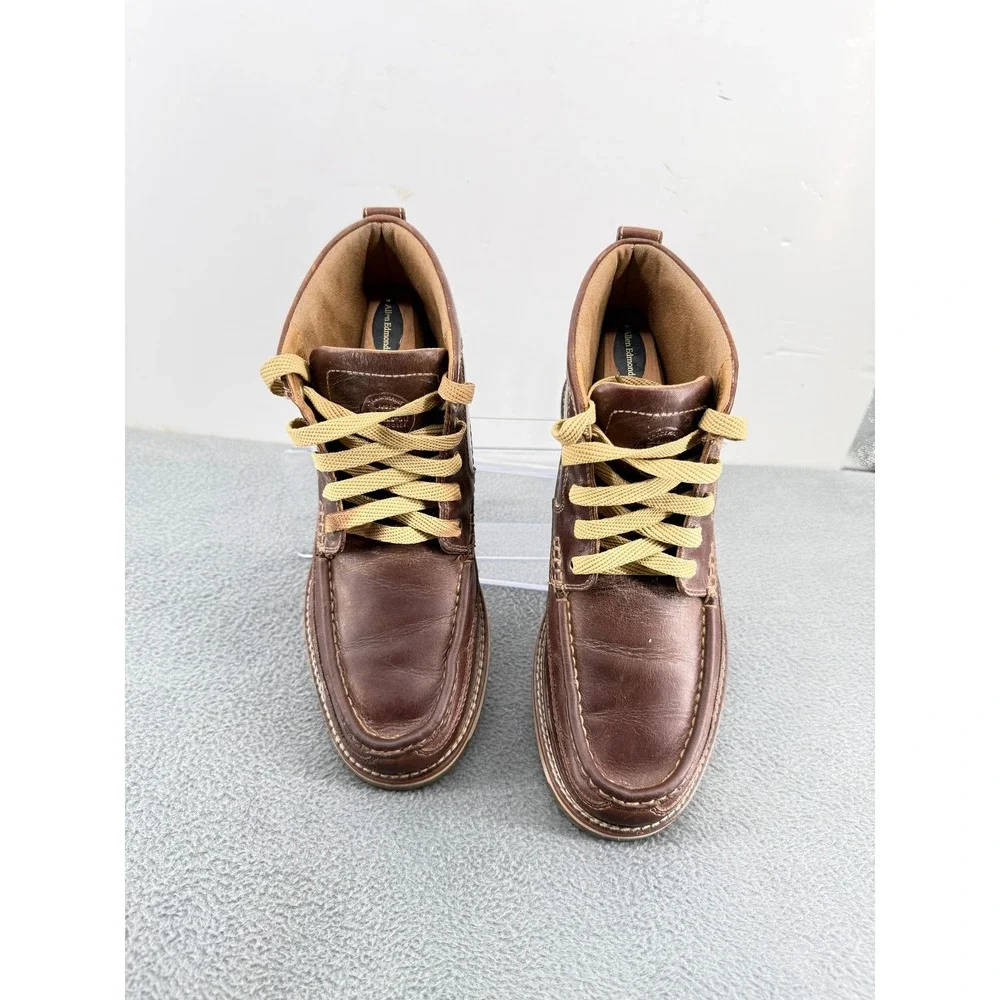 Ariat Men's 9.5D Brown Leather Chukka Moc Toe Lace Up Boots Work Style 10025144